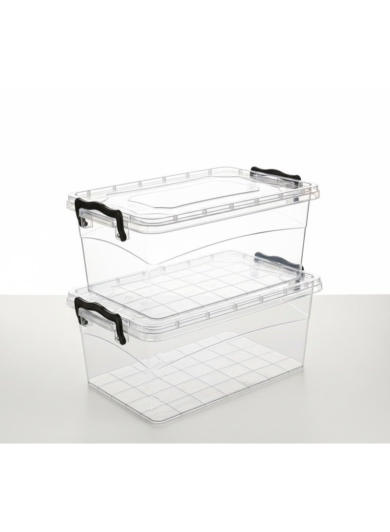 favilla 2-piece plastic container set - 3-liter capacity - Code 679 - Image 2